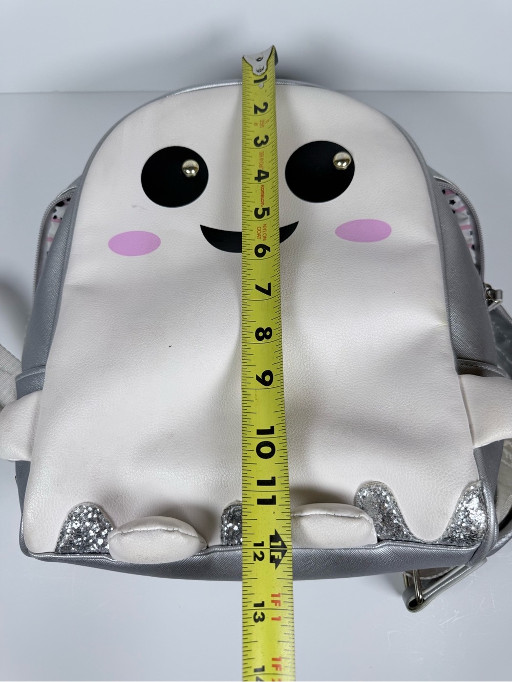 Betsey Johnson Luv Betsey White Ghost Casper Backpack Halloween Rare - Picture 15 of 16